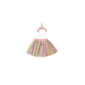 SET UNICORNIO, INCLUYE: VINCHA, TUTU (talle único - infantil)