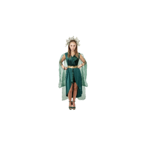 DISFRAZ MEDUSA  INCLUYE: VESTIDO + CAPA