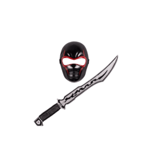 SET GUERRERO NINJA (Máscara y Espada) 59,2cm