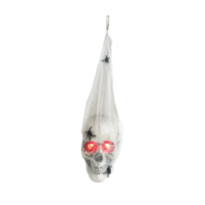 CALAVERA *MOMIA ENVUELTA* : 50x13x18 cm. - Pilas IncluídasEFECTO: Luz Led