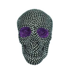 CALAVERA DELUXE - 14x13x15 cm. - No lleva Pilas - EFECTO: Decoración