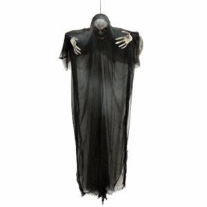 COLGANTE *PESADILLA* NEGRO (PARA COLGAR) 123x88x10cm - pilas incluidas. Efecto: vibra