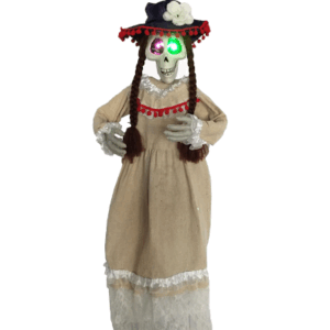 ESQUELETO *DÍA DE LOS MUERTOS* (PARA COLGAR)  102X84X12 cm. - Pilas incluídas EFECTO: Luz led