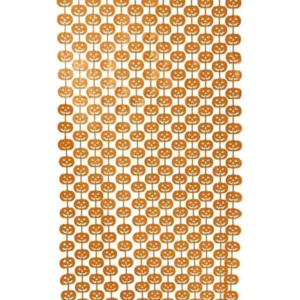 CORTINA METALIZADA DE CALABAZAS - 100x200cm