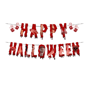 BANNER SANGRIENTO *HAPPY HALLOWEEN* - 3MTS