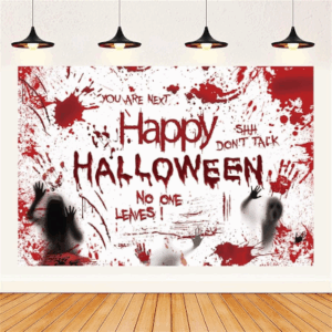 POSTER SANGRIENTO *HAPPY HALLOWEEN* 150x100cm