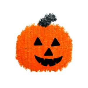 CALABAZA TINSEL - 24,5x25cm