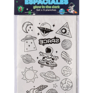 COTILLÓN ESPACIALES (glow in the dark) - Paquete x 5