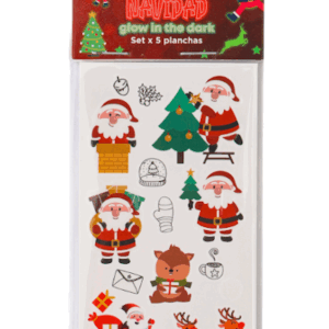 COTILLÓN NAVIDAD (glow in the dark) - Paquete x 5