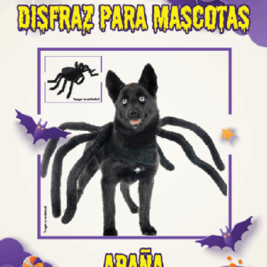 DISFRAZ ARAÑA PARA MASCOTA - TALLE L