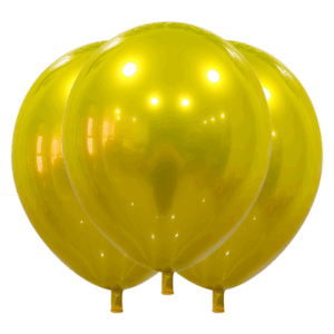 GLOBBY 12" CROMO TITANIO AMARILLO x 10 unidades