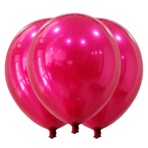 GLOBBY 12" CROMO TITANIO ROSA FUCSIA x 10 unidades