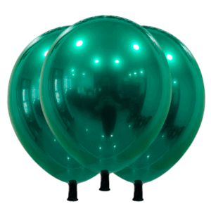 GLOBBY 12" CROMO TITANIO VERDE OSCURO x 10 unidades