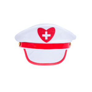 GORRA DE ENFERMERA CON VISERA