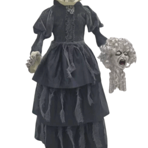 ANIMATRONIC DECAPITADA 152x60x55cm- Con enchufe p/220 volts. EFECTO: Luz led, sonido y movimientoi