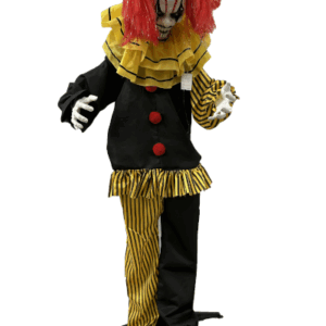PAYASO DEL SUSTO INESPERADO - 165x145x20 cm. - 3 Pilas AA (no incluídas)EFECTO: Luz led, sonido y movimiento