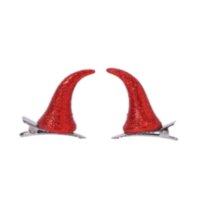 HEBILLAS DIABLA GLITTER x 2 unidades