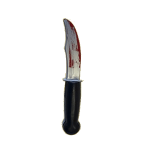 CUCHILLO PIRATA CON SANGRE STASIO