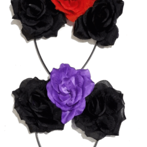 VINCHA FLORES DE TELA  Modelo Frida   X3
