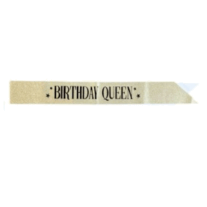 BANDA DORADA *BIRTHDAY QUEEN*