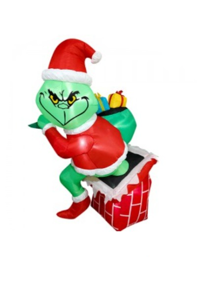 INFLABLE *GRINCH* 1,8 mts. ALTURA - 4 Leds