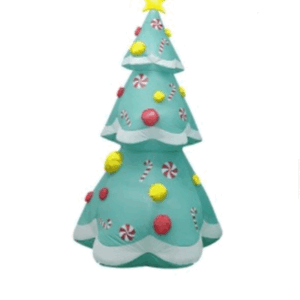 INFLABLE *ARBOL DE NAVIDAD* 2,4 mts. ALTURA - 4 Leds