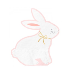 SERVILLETA DE PAPEL con FORMA *BUNNY OREJAS* x 12 unidades