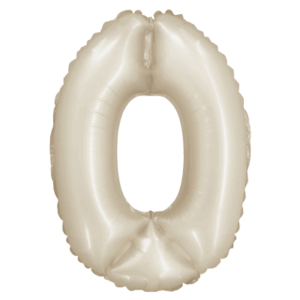 GLOBO METALIZADO CHICO CREAM 0