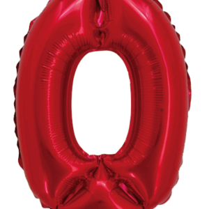 GLOBO METALIZADO CHICO ROJO 0