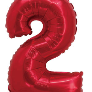 GLOBO METALIZADO CHICO ROJO 2