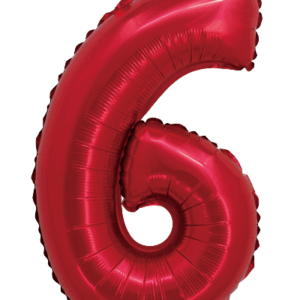 GLOBO METALIZADO CHICO ROJO 6