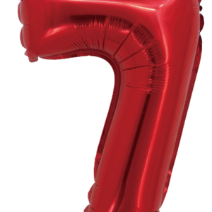 GLOBO METALIZADO CHICO ROJO 7