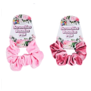 SCRUNCHIES ROSADAS FUN