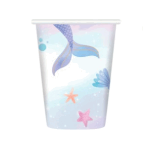 VASO DE POLIPAPEL 17cm *FONDO DEL MAR* x 6 unidades