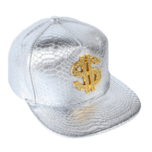 GORRA PLATEADA MONEY MONEY