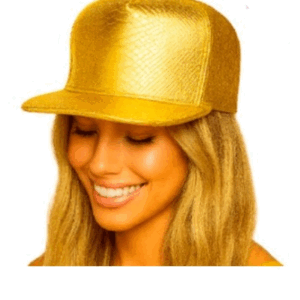 GORRA DORADA REPTIL