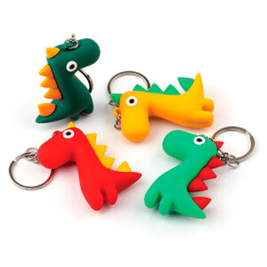 LLAVEROS DINO - BOLSITA X 12 UNIDADES