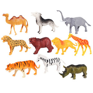 SET ANIMALES DE ÁFRICA - BOLSITA X 10 UNIDADES