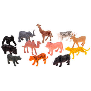 SET ANIMALES DE LA SELVA - BOLSITA X 12 UNIDADES