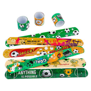 PULSERAS SLAP FÚTBOL - BOLSITA X 10 UNIDADES