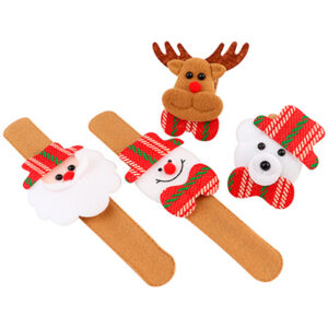 PULSERAS SLAP NAVIDAD - BOLSITA X 4 UNIDADES