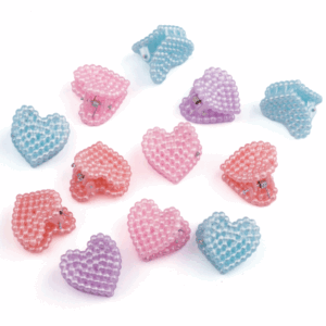 BROCHES CORAZÓN - BOLSITA X 12 UNIDADES