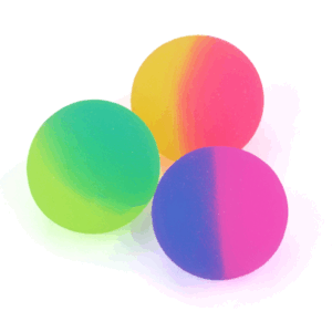 PELOTITAS SALTARINAS DEGRADÉ - BOLSITA X 6 UNIDADES