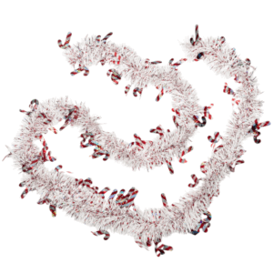 GUIRNALDA BOA NAVIDEÑA BASTONES DE CARAMELOS 200cm