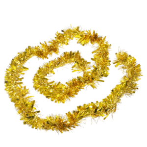 GUIRNALDA BOA NAVIDEÑA DORADA 200cm x 9cm