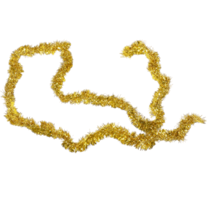 GUIRNALDA BOA NAVIDEÑA FESTIVA DORADA 200cm x 5cm