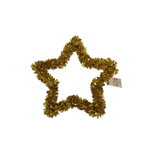 ESTRELLA *DORADA* TINSEL - 28cm.