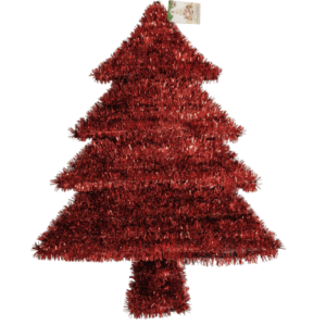 ARBOLITO *TINSEL ROJO* - 40x56 cm.