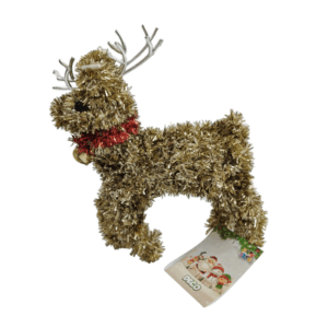 RENO DORADO TINSEL - 17x16cm.