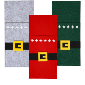 PORTA CUBIERTOS NAVIDEÑO